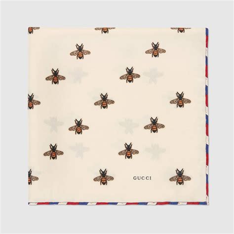 fake gucci pocket square|gucci bee pocket square pattern.